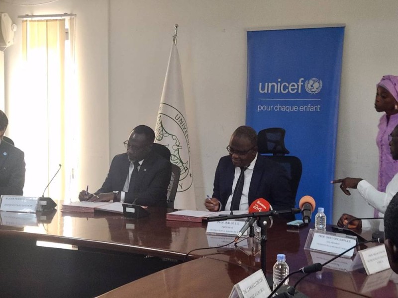 Université Félix Houphouët-Boigny : L’Unicef signe un accord pour la création d’un Master en droits de l’enfant