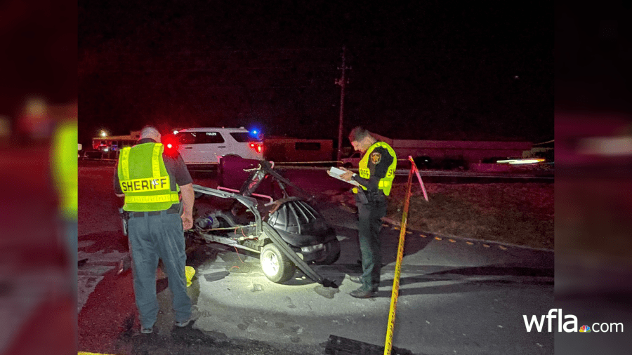 1 dead after golf cart driver hit by car crossing road in Lakeland<br><br>