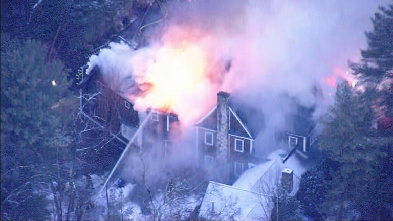 Person missing after large fire tears through Needham, Massachusetts ...