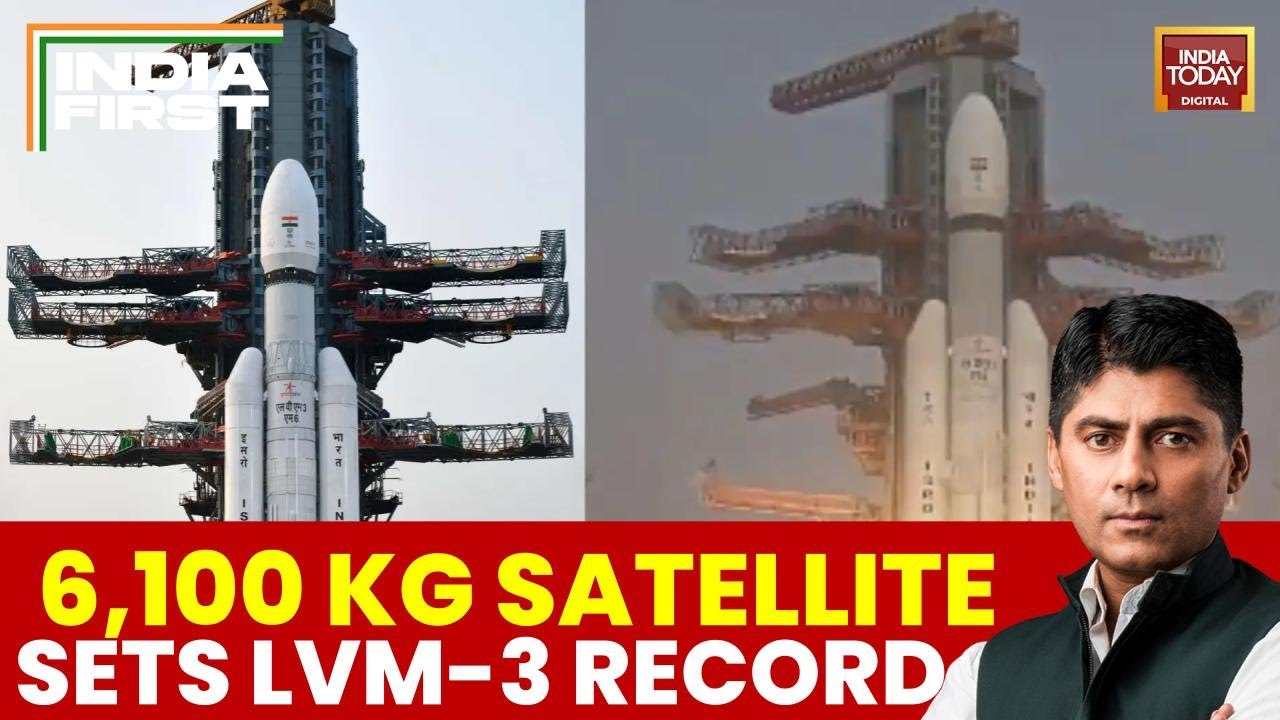 ISRO LVM-3 launches heaviest American satellite BlueBird Block-2 from ...