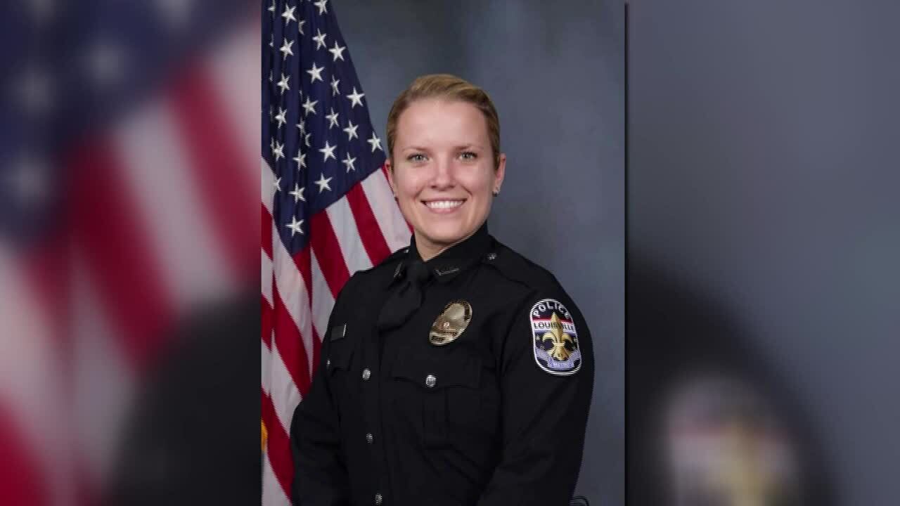 Louisville Metro Police hold memorial for fallen detective
