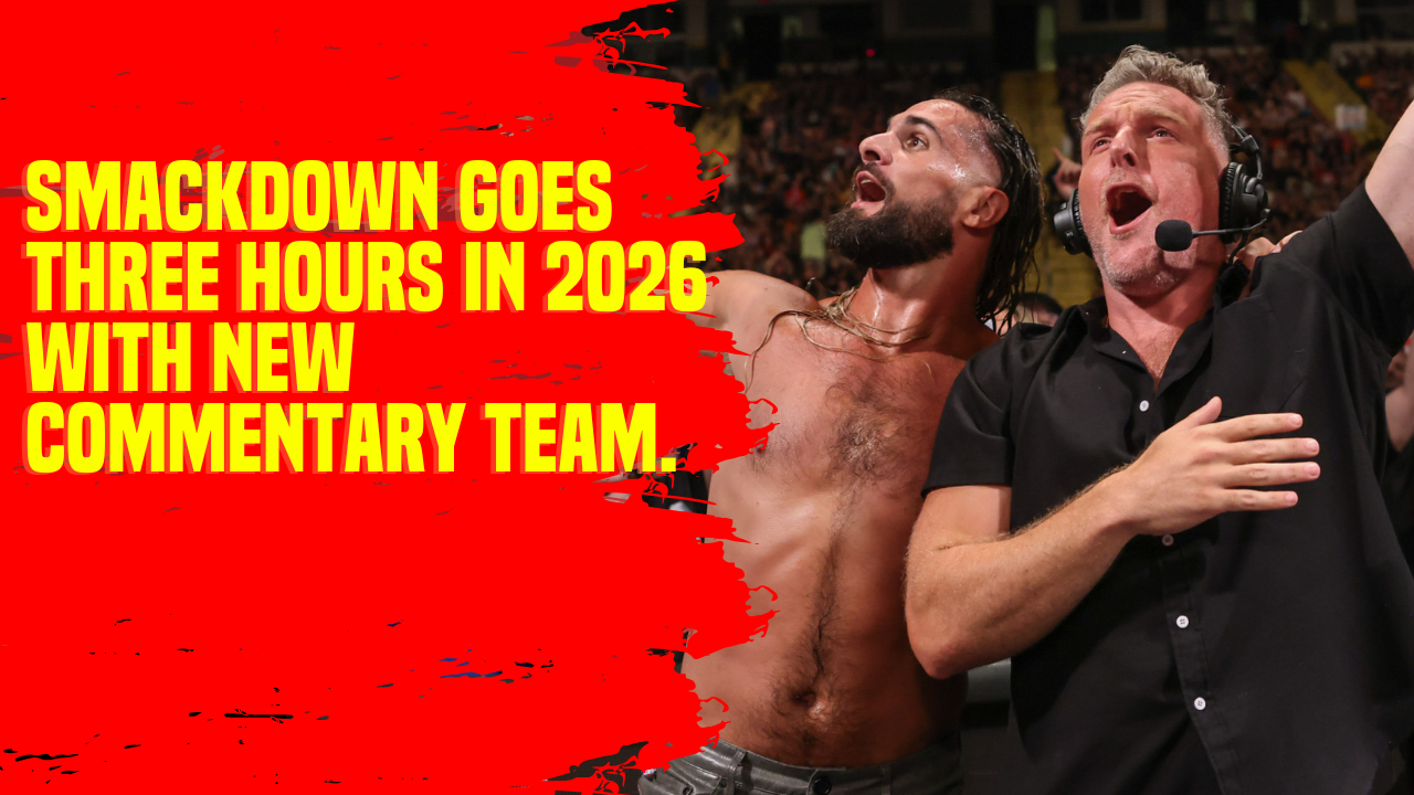 SmackDown goes three hours in 2026 with new commentary team. #SmackDown ...