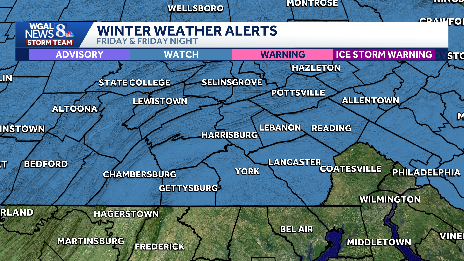Winter storm watch | When it starts and ends