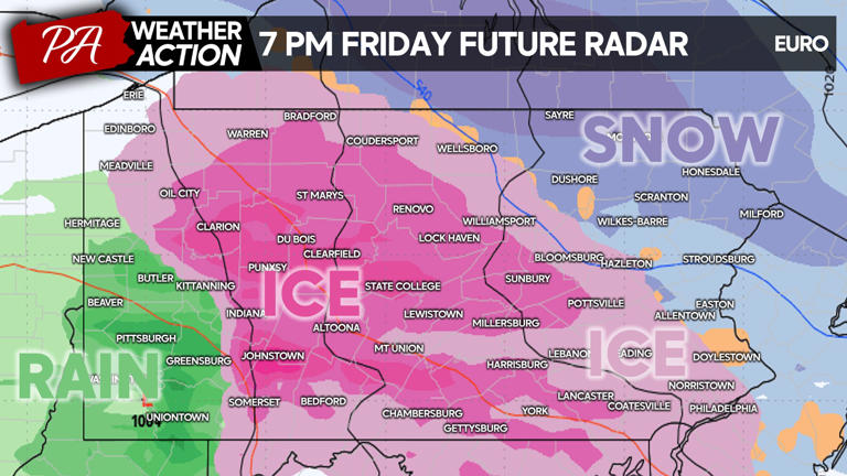 First call snow & ice forecast for Friday's post-Christmas winter storm