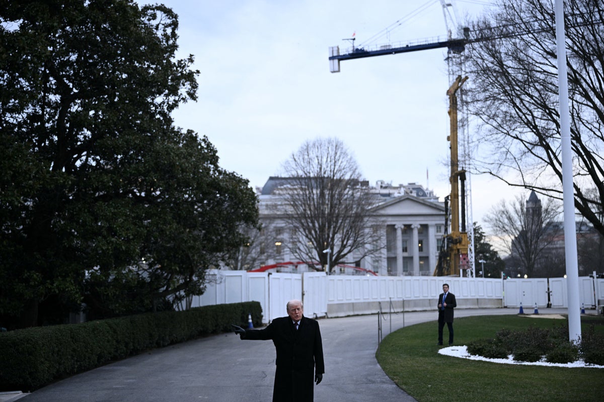 White House officials say no more construction planned amid ballroom
