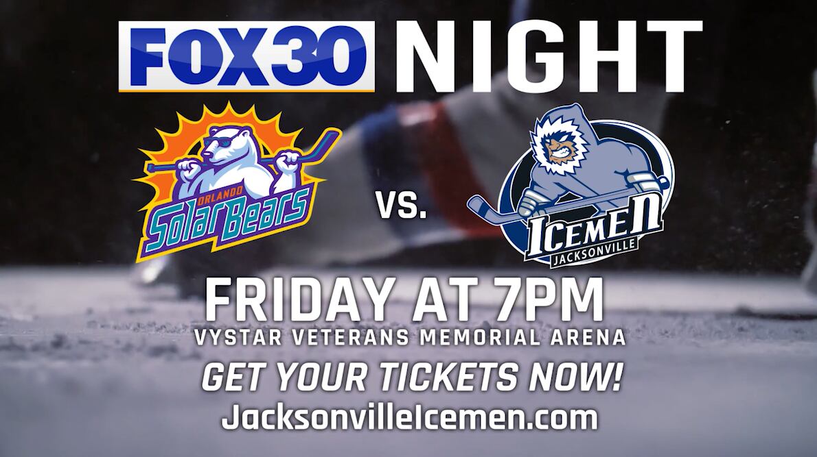 Friday is FOX30 night as the Jacksonville Icemen take on the Orlando ...