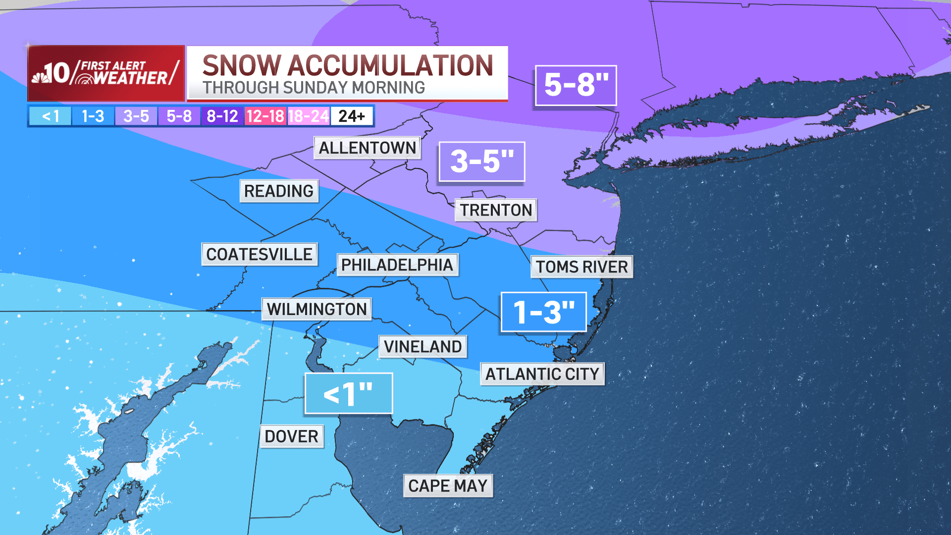 Wintry mix of snow, ice and rain to hit Philly region Friday into Saturday