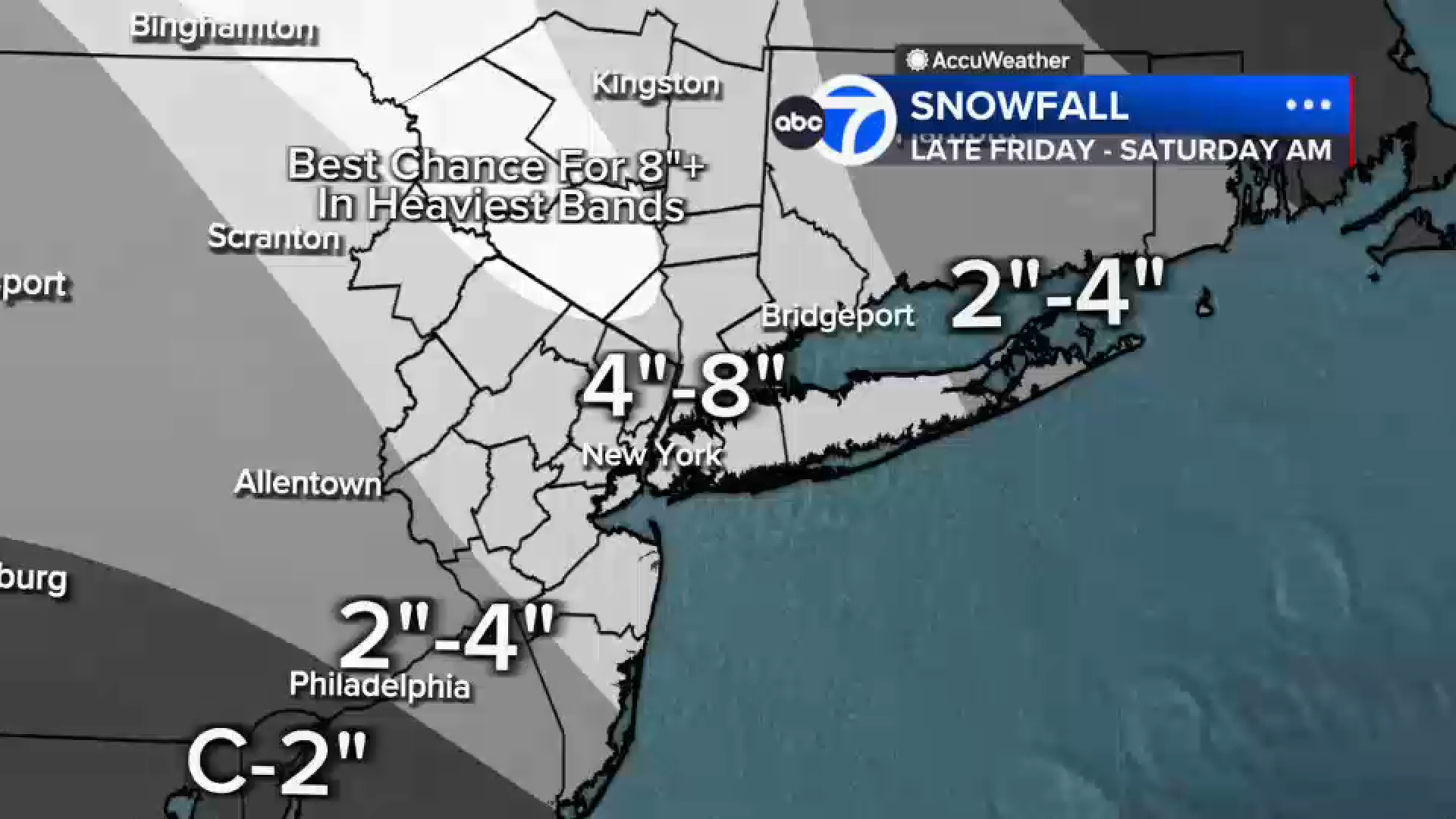 Winter storm watch in effect ahead of widespread snow Friday night into Saturday morning<br><br>