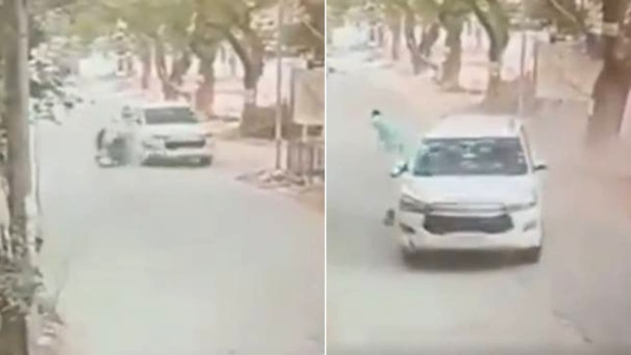 Hyderabad crash: Woman on scooter collides with car, FIR filed
