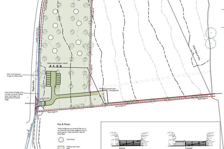 Bid for new campsite near M5 as planning battle continues