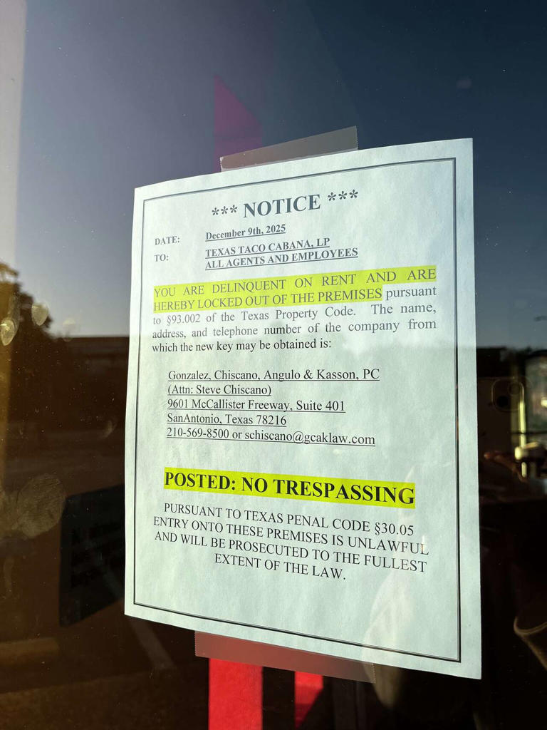 Taco Cabana closes more San Antonio locations, one of which was ...