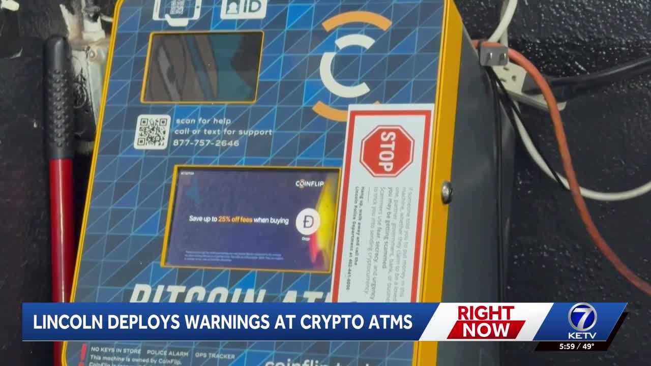Pemimpin Lincoln berusaha mengatasi penipuan dengan stiker mesin ATM kripto baru