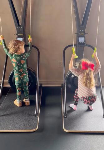 Brittany Mahomes/Instagram Patrick Bronze and Sterling Skye Mahomes on Dec. 24, 2025