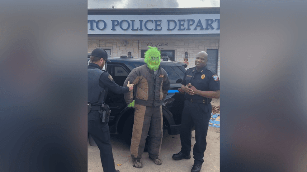 Grinch apprehended in Hutto after being taken down by K9 Rocket