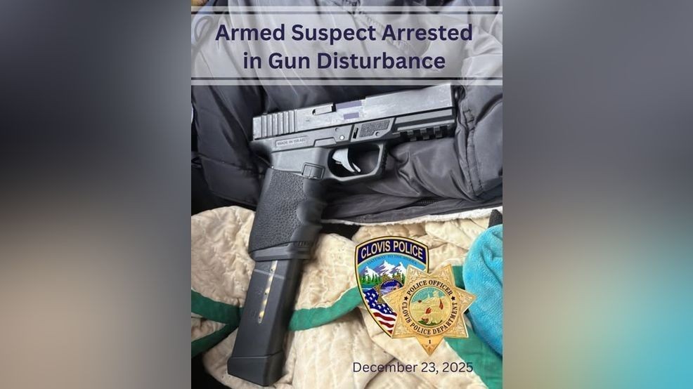 Clovis man arrested after standoff with police over modified handgun
