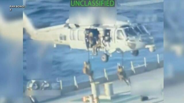 Video shows US seizure of oil tanker off the coast of Venezuela