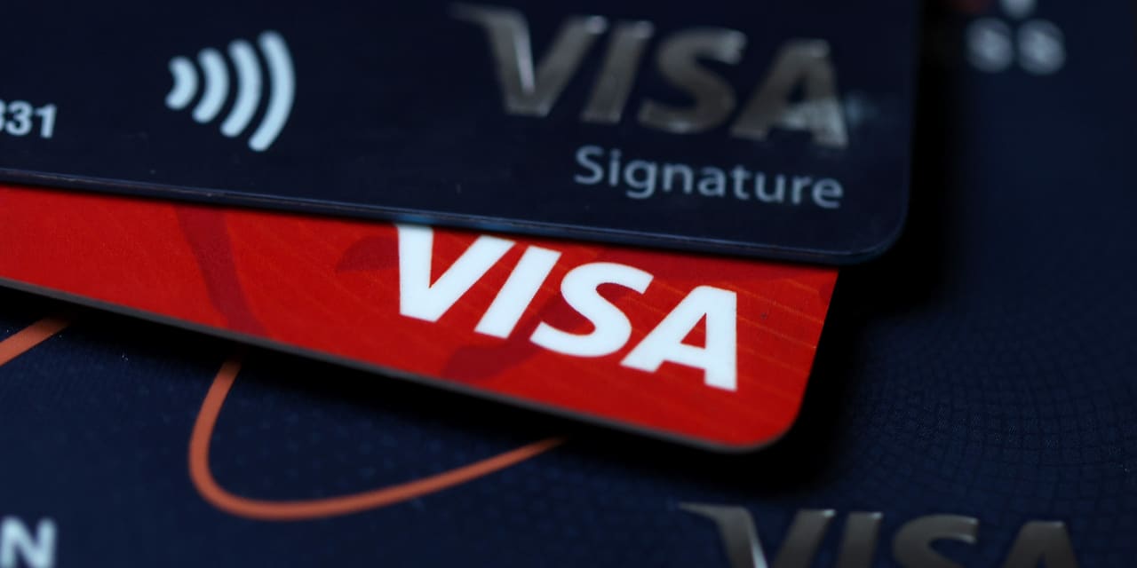 Visa and Mastercard stocks hit fresh records, underscoring a resilient US consumer