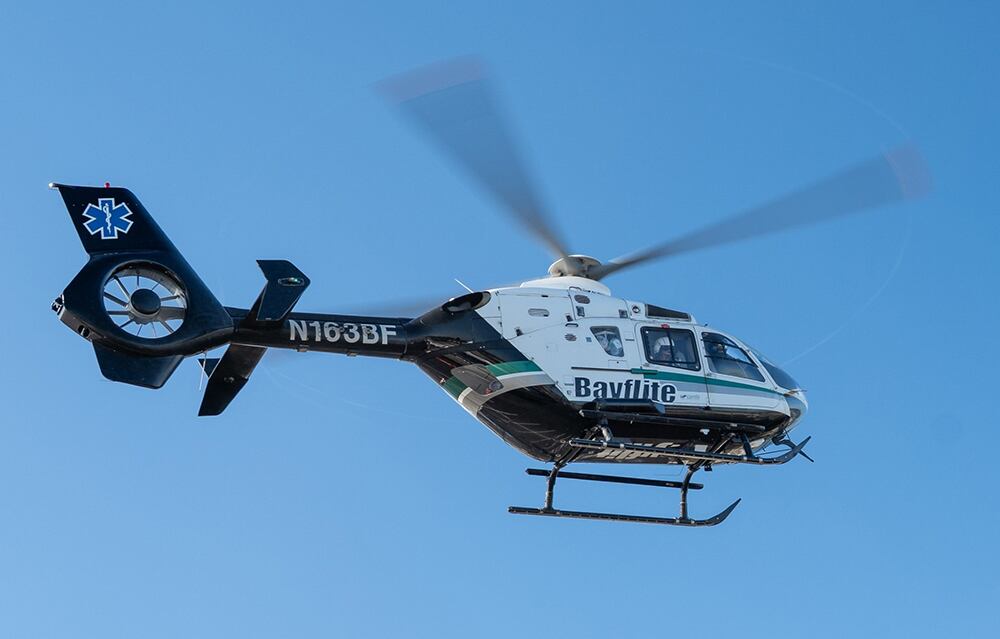Bicyclist airlifted to trauma center after being struck by car in Englewood