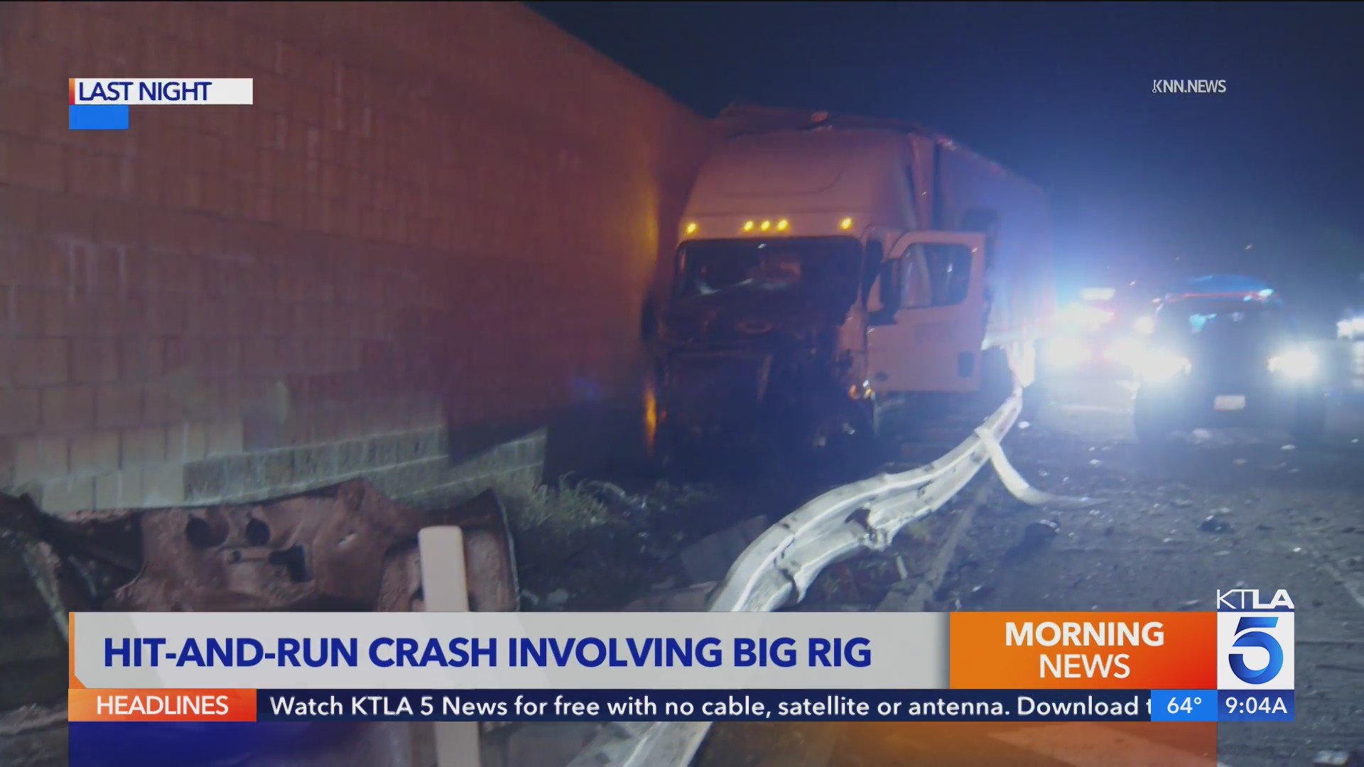 Hit-and-run crash involving Amazon truck leaves one hospitalized