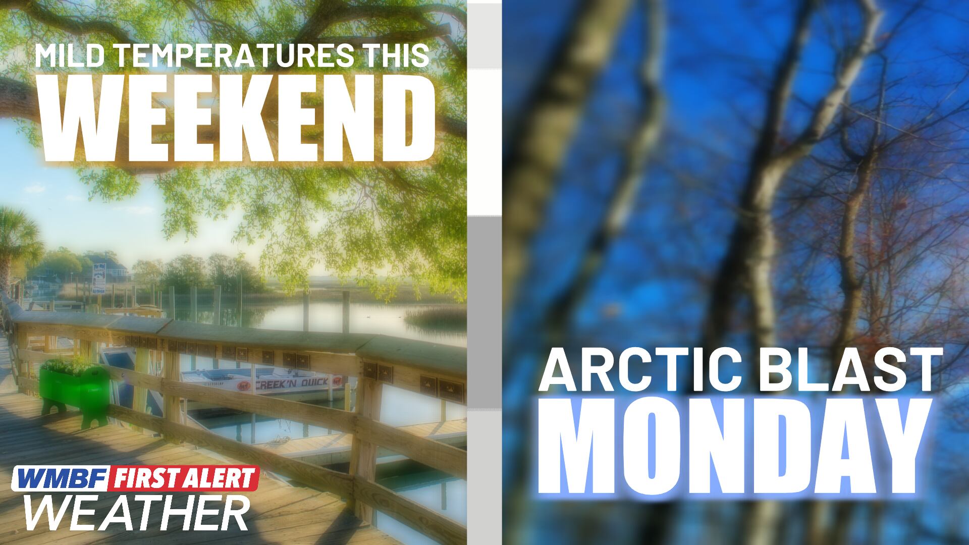 First alert: Turning mild this weekend, arctic air to begin next week