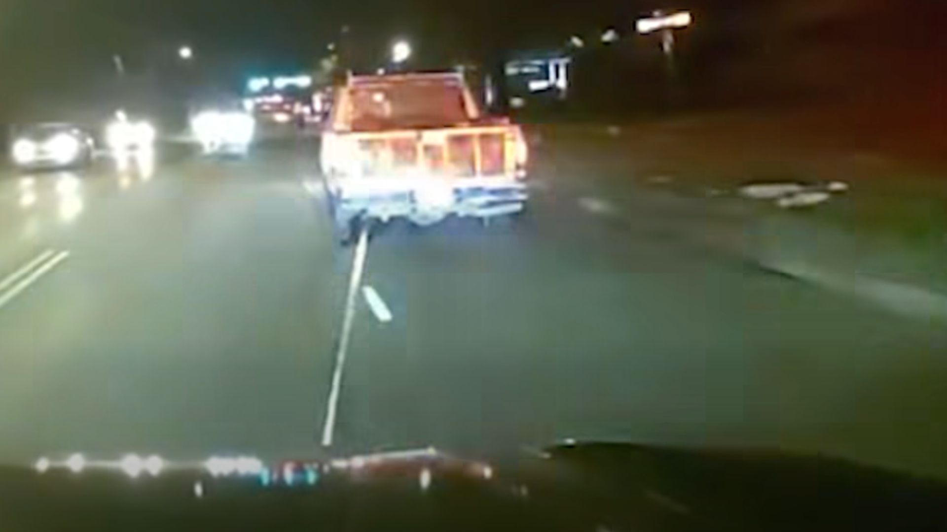 Watch: Kansas cop snatches stolen truck with grappler in high-speed chase