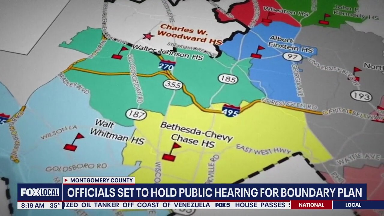 Montgomery County officials to hold boundary plan hearing
