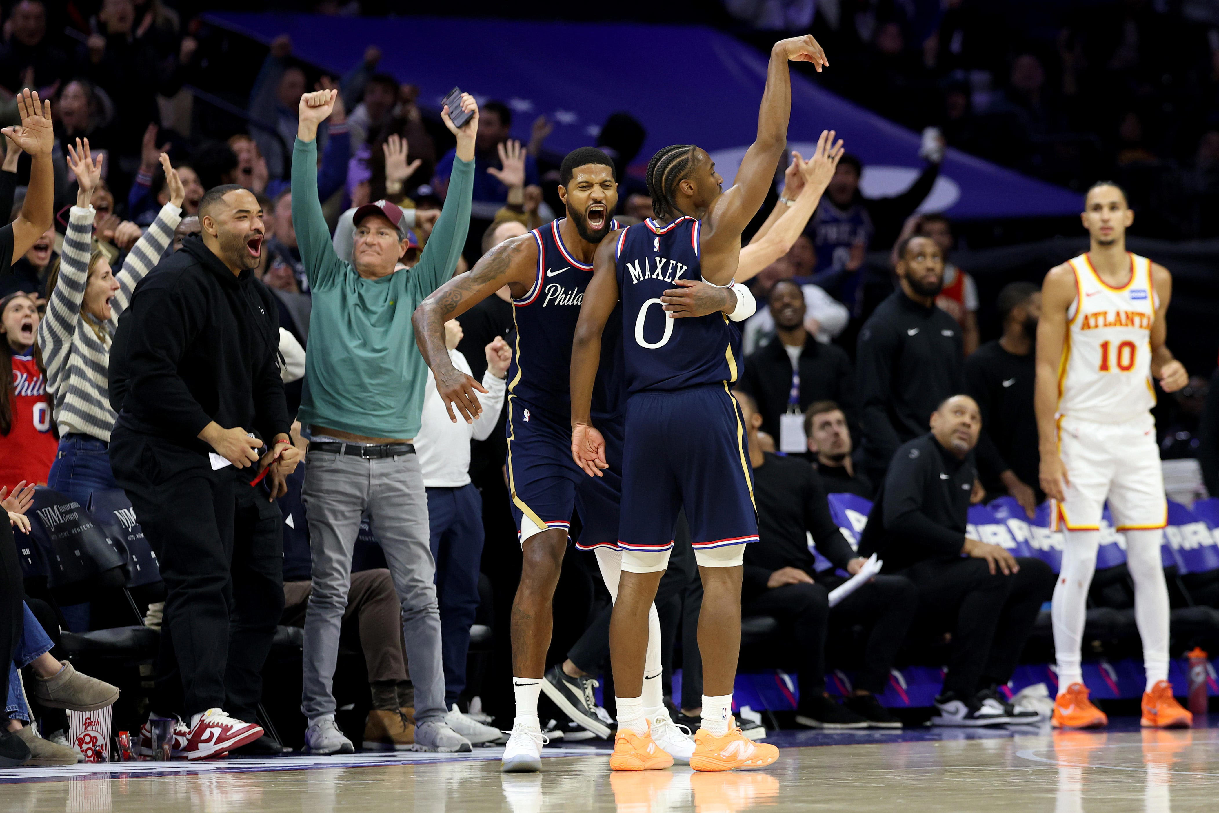 Quentin Grimes gives praise Sixers stars Tyrese Maxey, Paul George