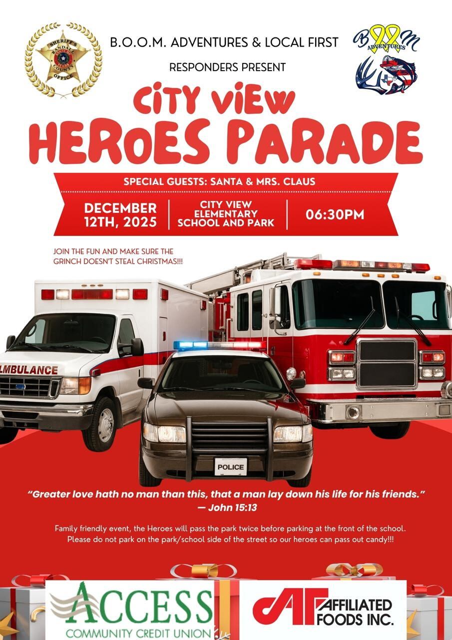 Annual City View Heroes Parade set for this Friday