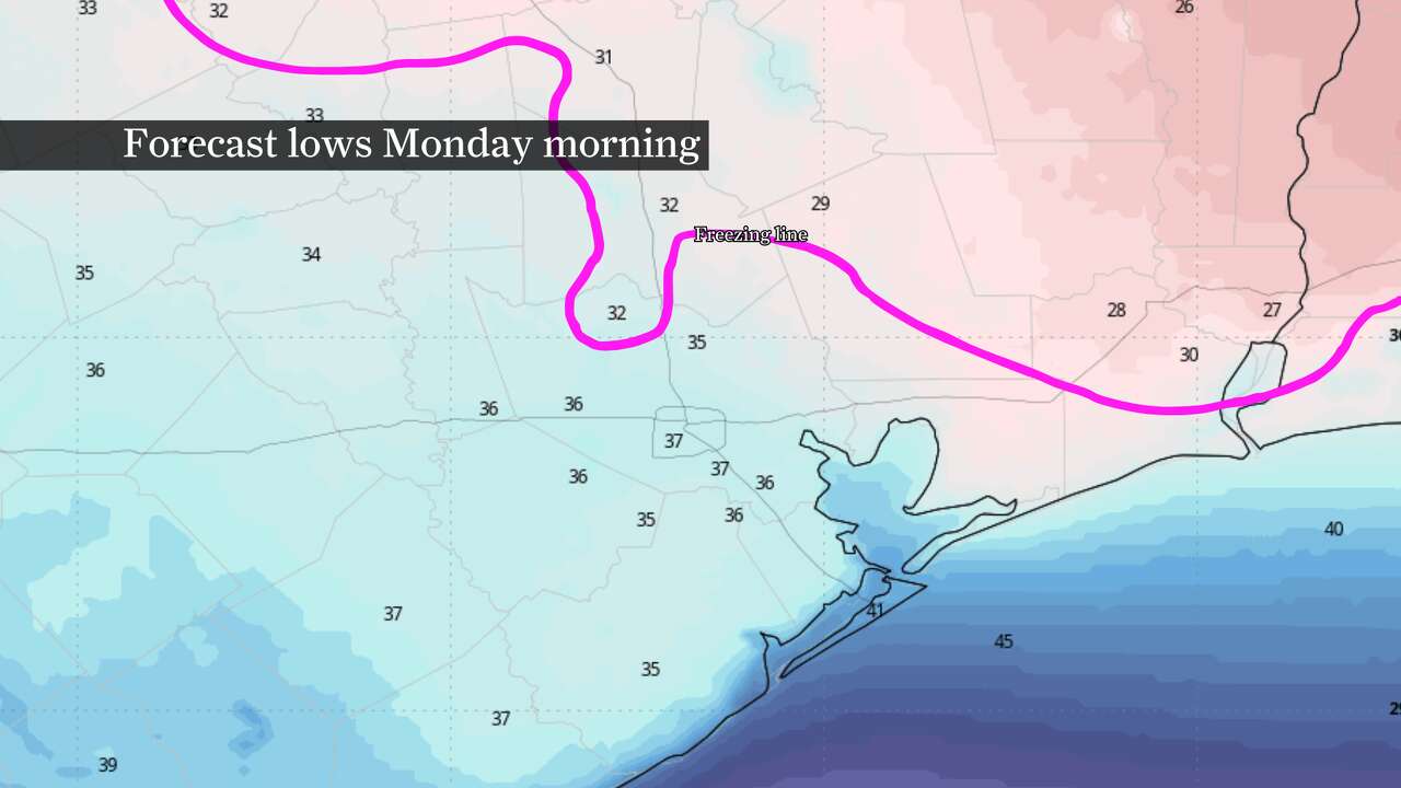 Strong cold front may bring Houston its first freeze of winter - here's ...