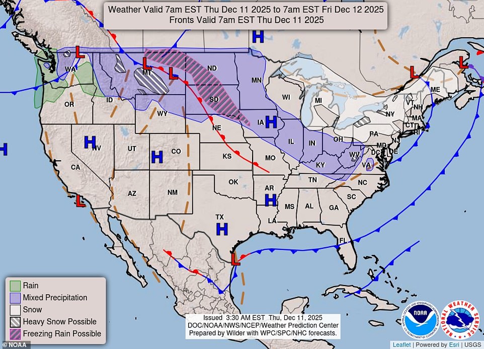 1,800-mile winter storm slams large swath of the US with snow
