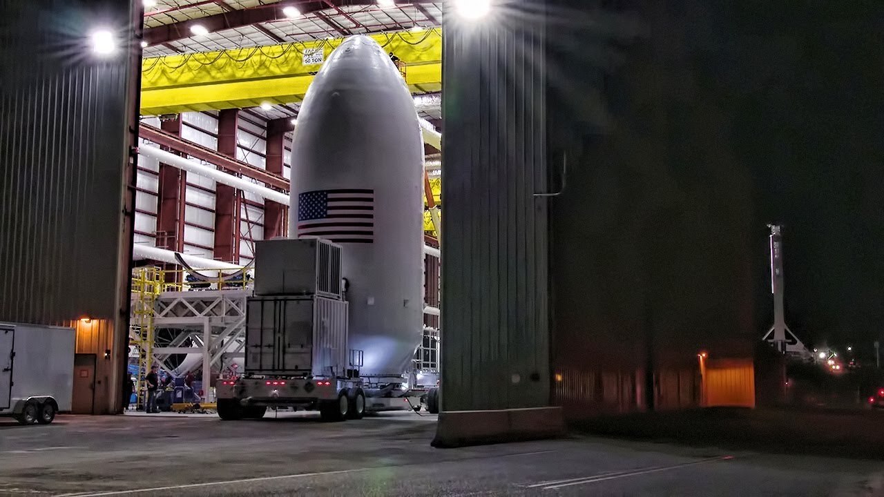 X-37B orbital test vehicle • movement to prep for launch