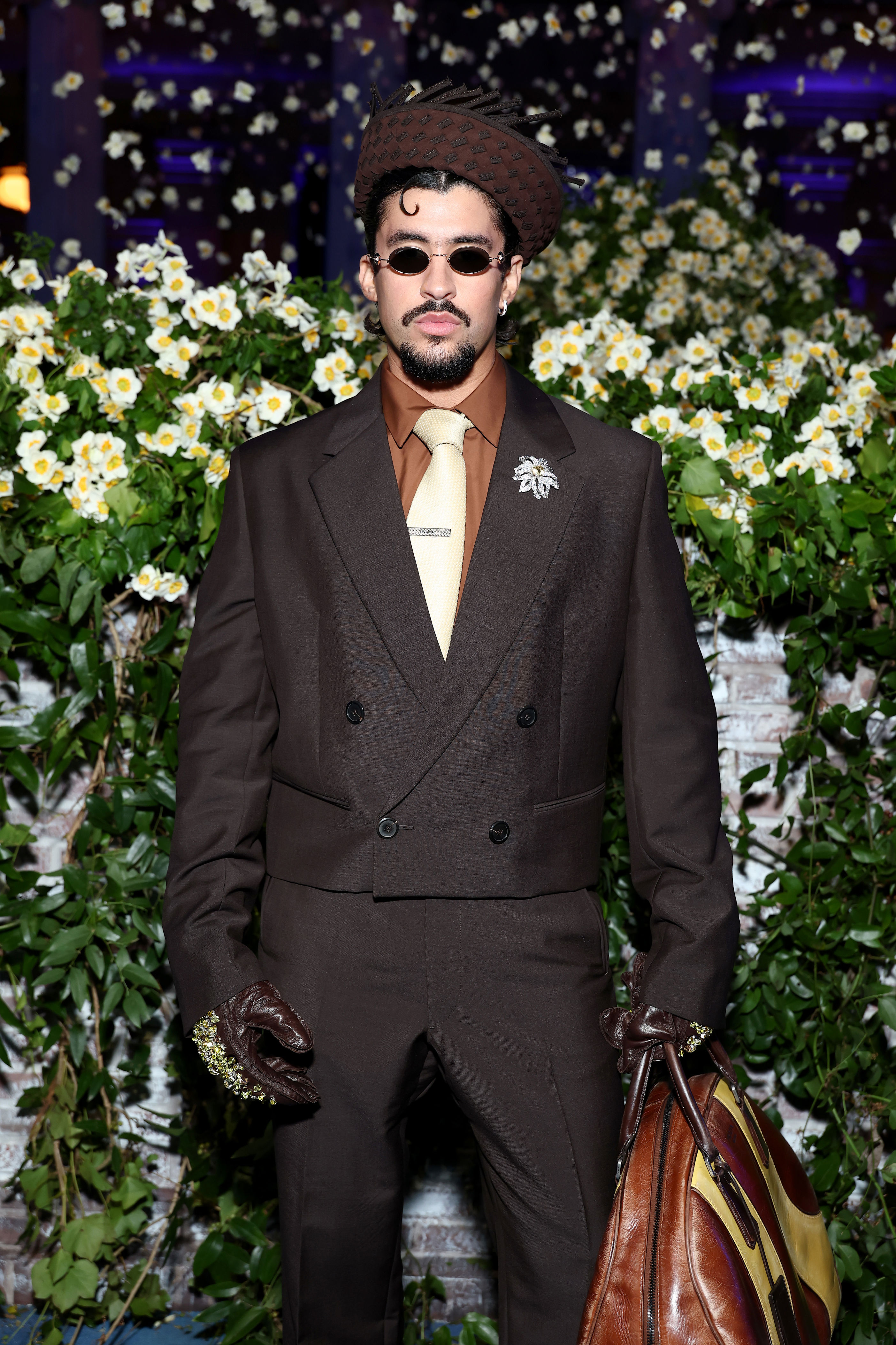 Bad Bunny models itty-bitty knit shorts and a Dior dress for Vogue’s ...