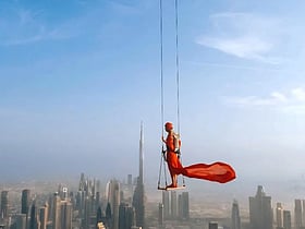 Meet the woman behind Dubai's death-defying sky-high swing stunt