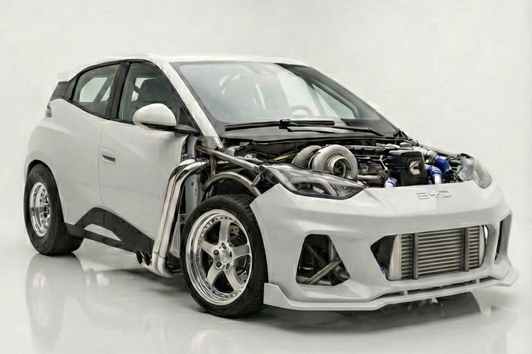 Bayangan BYD Atto 1 dengan Mesin Diesel