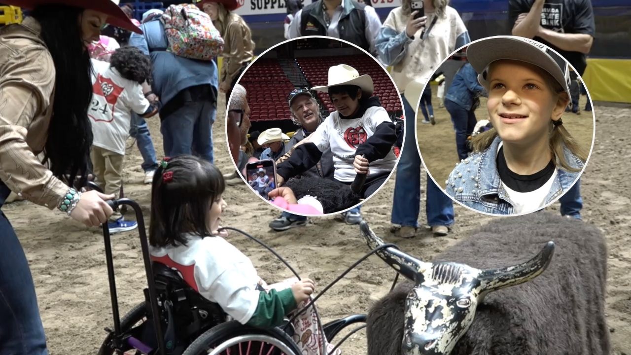 Exceptional rodeo: Kids with special needs bond with NFR cowboys and ...
