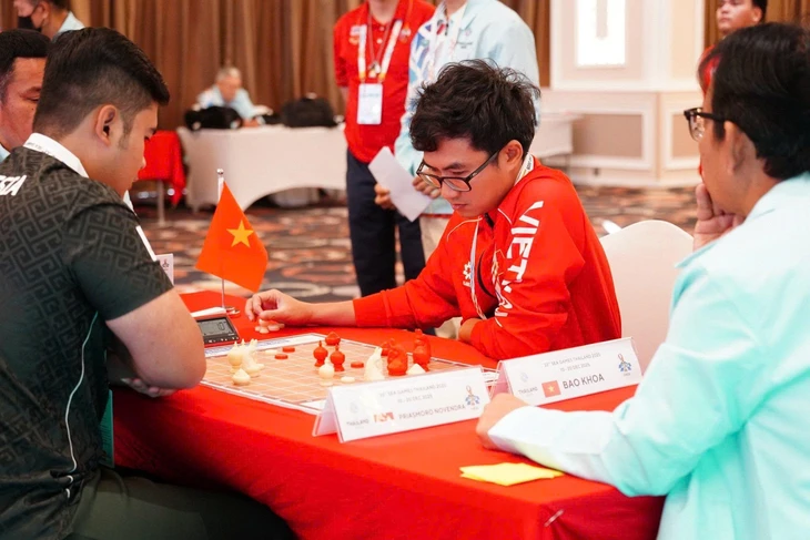 Việt Nam sáng cửa giành huy chương vàng môn cờ mới tại SEA Games 33