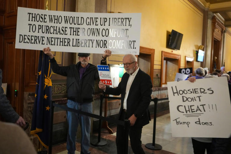 Indiana Republicans defy Trump’s wishes and reject redistricting map to ...
