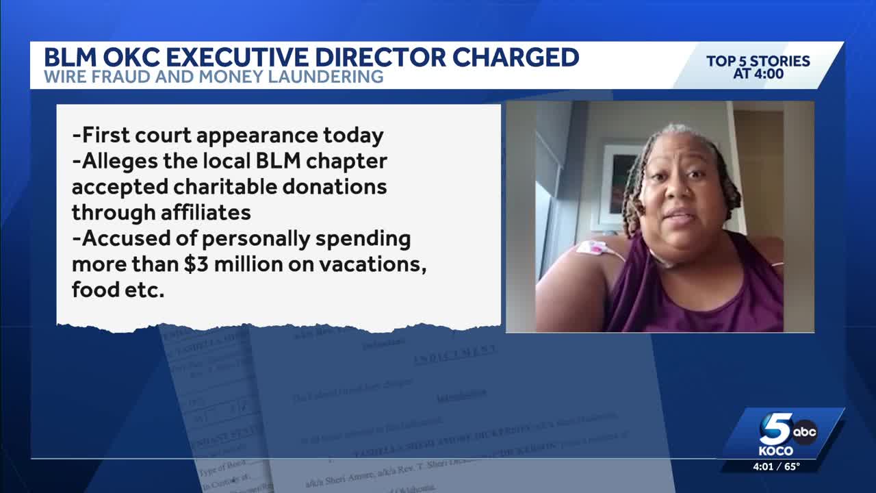 Black Lives Matter OKC executive director federally charged with wire ...