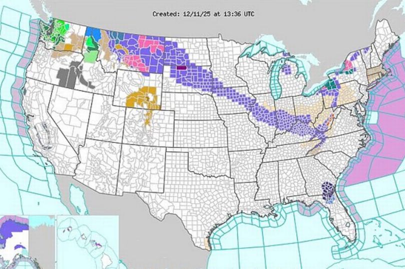Devastating 1,800-mile winter storm to strike huge areas of US
