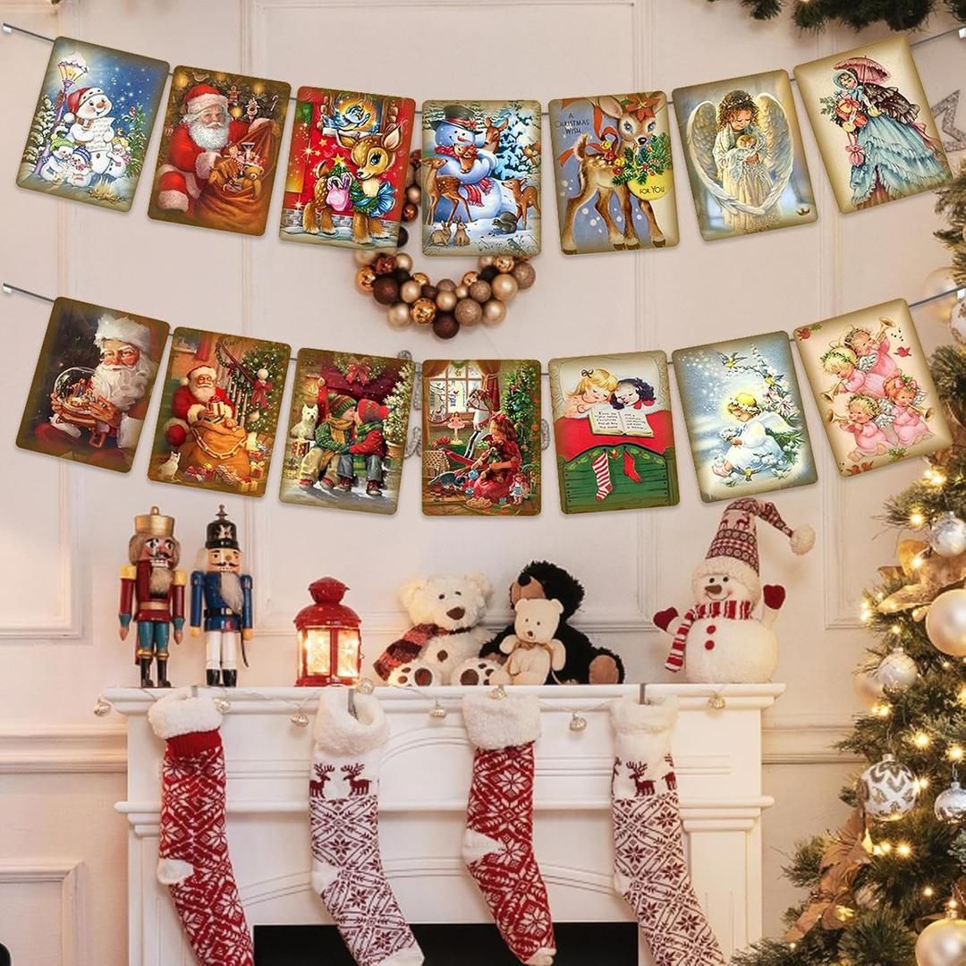 7 hiasan dinding Natal yang kreatif dan menarik