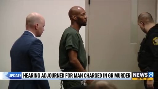 Hearing adjourned for man charged in GR murder