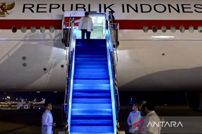Presiden Prabowo Tiba di Medan Tangani Bencana