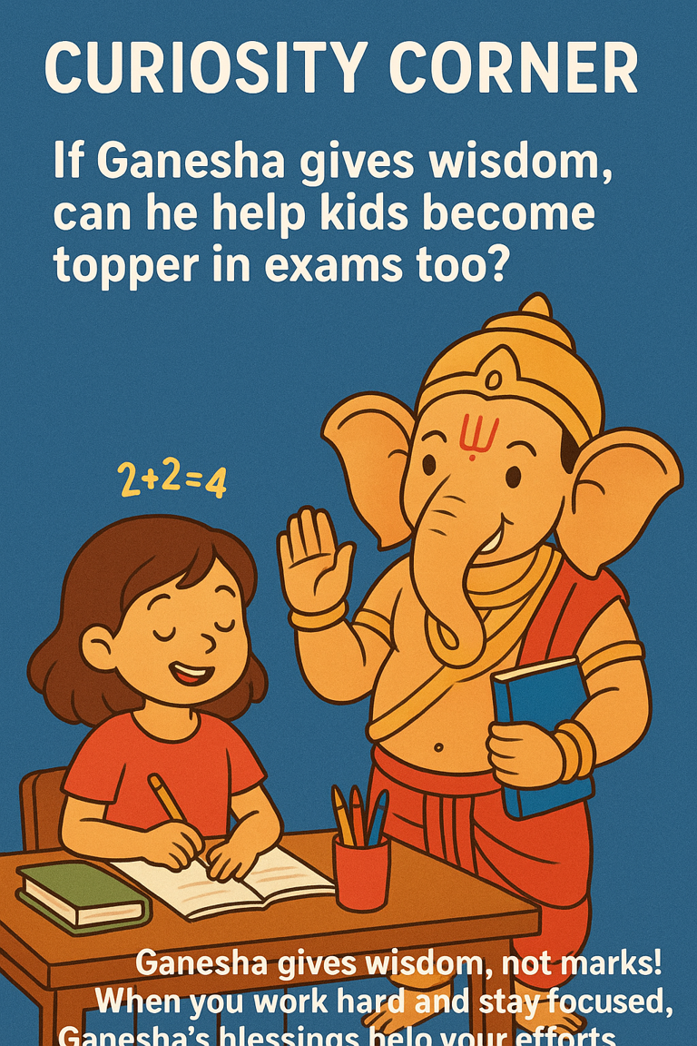 Curiosity corner: If Ganesha gives wisdom, can he help kids become ...