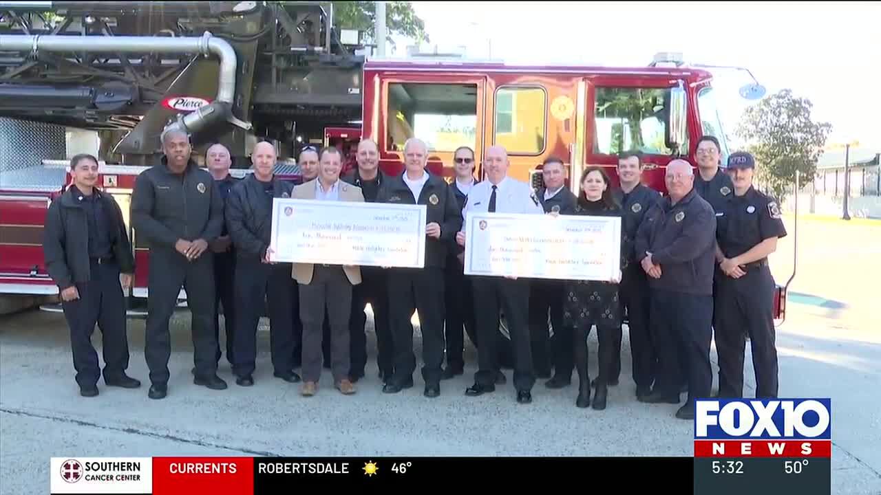 MFRD presents checks from boot drive to 2 organizations