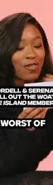 Kordell and Serena spill tea on worst Love Island cast