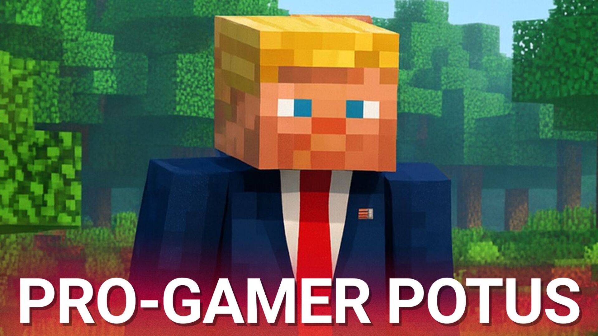 ‘Pro-gamer president’: White House posts Trump Minecraft photo