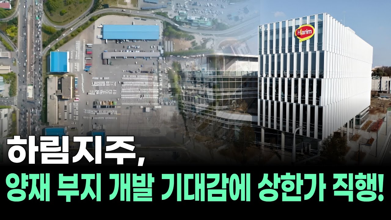 하림지주, 양재 부지 개발 기대감에 상한가 직행! | Watch