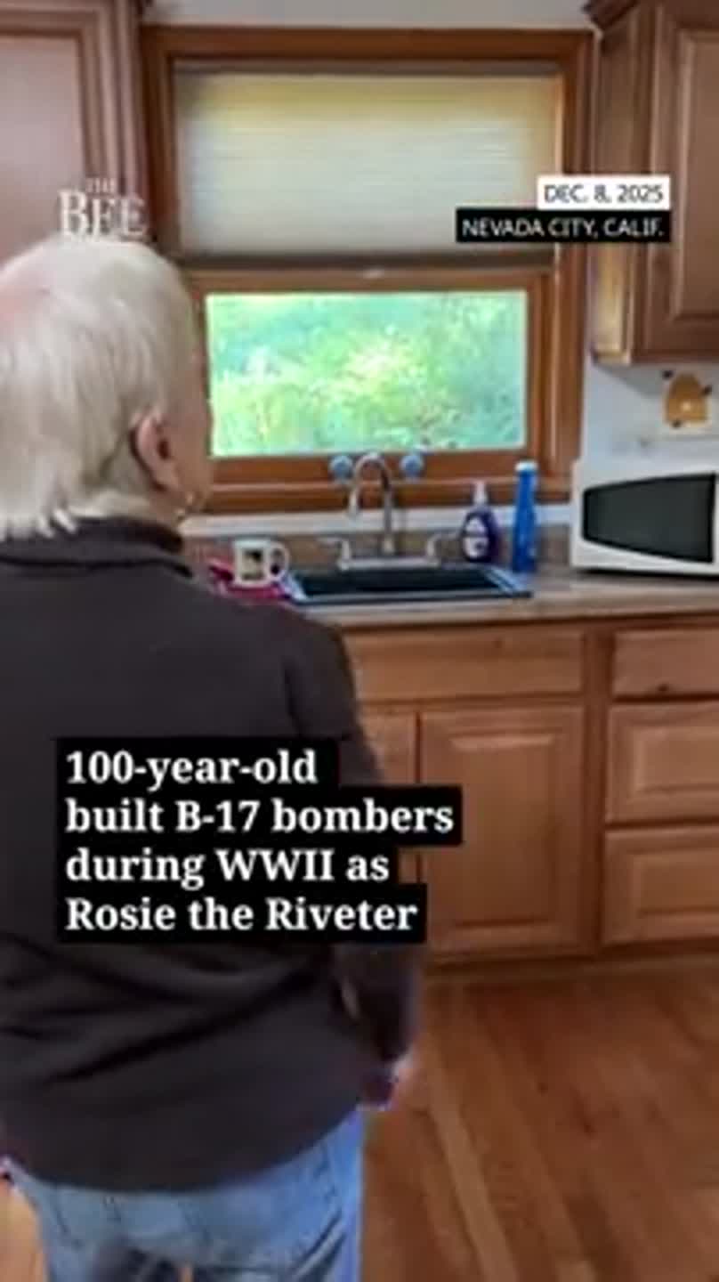 This 100-year-old Nevada City woman was a real-life Rosie the Riveter