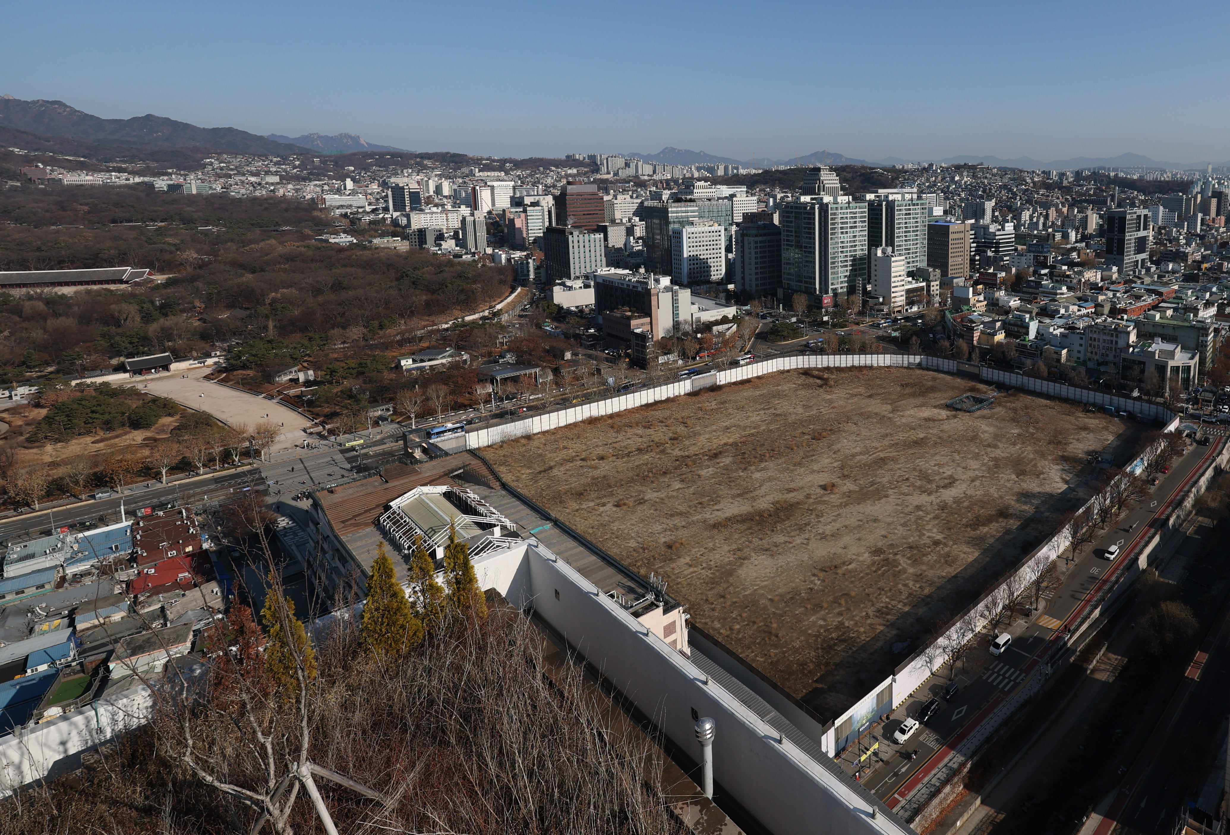 Jongmyo area designated world heritage zone
