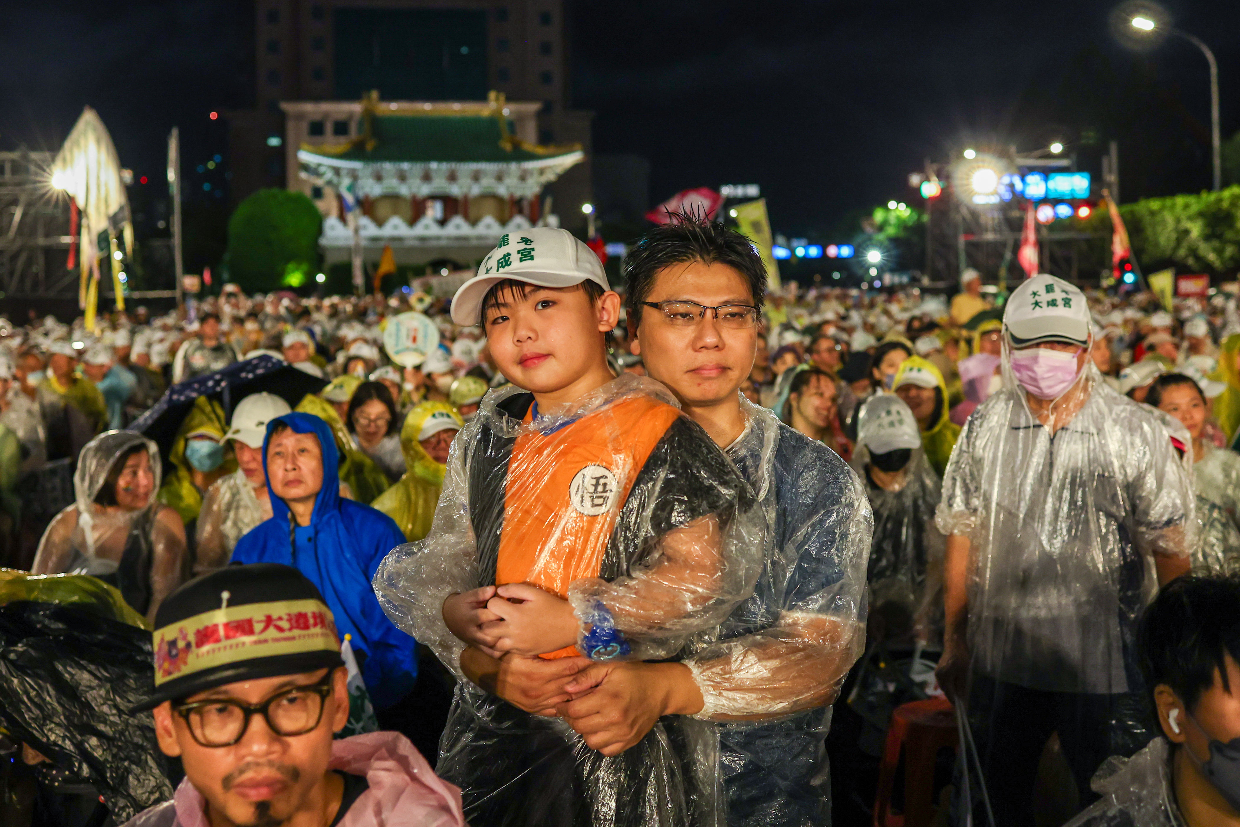 KMT supporters rally in Taipei in July.